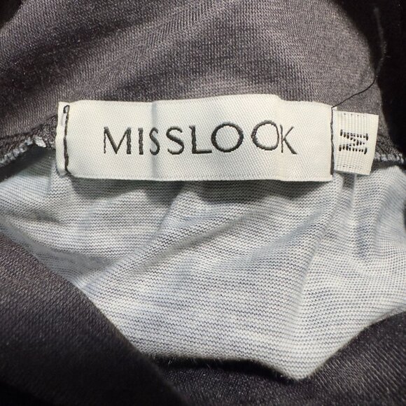 Misslook Graphic Tunic Womens M Turtleneck Long-Sleeve Face Print - Picture 5 of 10